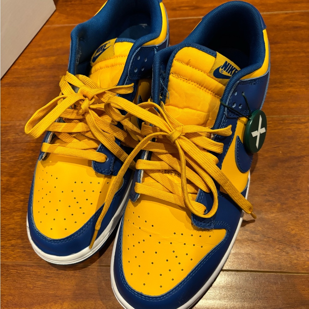 Nike Bold Yellow and Blue Sneakers